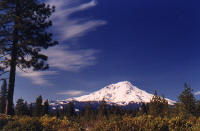 Mt. Shasta as seen from the southeast on Hwy 89